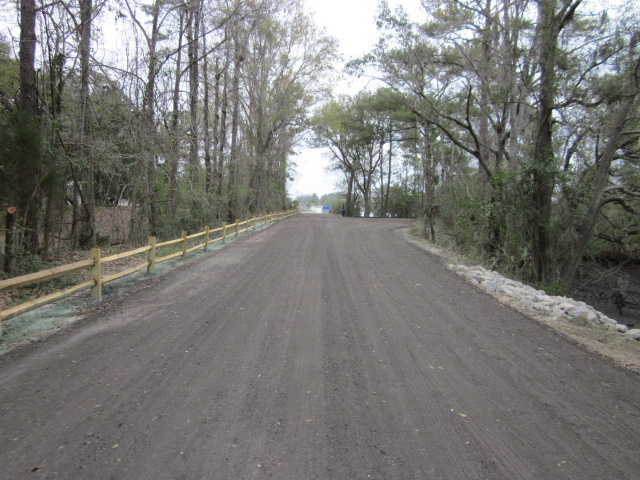 Whale Branch Fishing Pier entrance